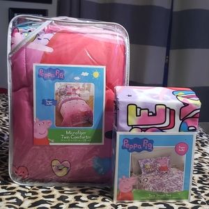 Peppa Pig Twin Conforter n Sheet SetNWT